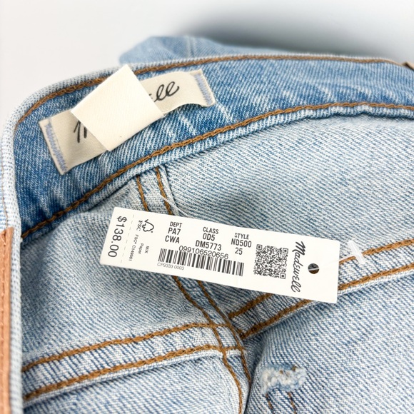 NWT Madewell The Perfect Vintage Jeans Hernando‎ Wash Size 25 - Picture 10 of 10